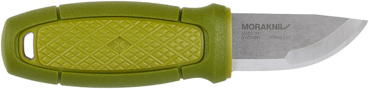 Туристичний маленький ніж з кресалом Morakniv Eldris Neck Knife Green нержавіюча сталь - зображення 2