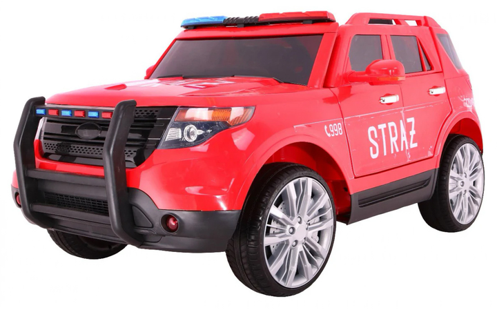 Електромобіль для дітей Ramiz SUV Police Червоний (5903864904697) - зображення 3