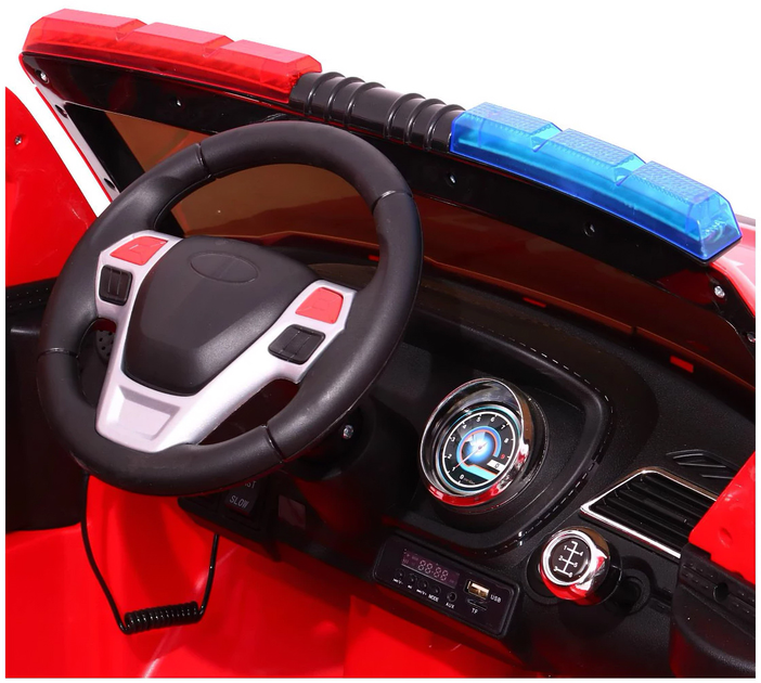 Електромобіль для дітей Ramiz SUV Police Червоний (5903864904697) - зображення 8