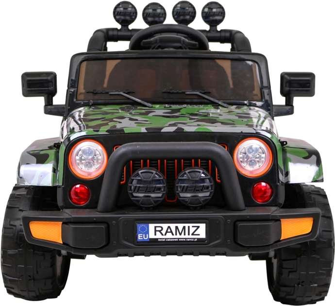 Електромобіль для дітей Ramiz Full Time 4WD Камуфляжний лакований (5903864914481) - зображення 3
