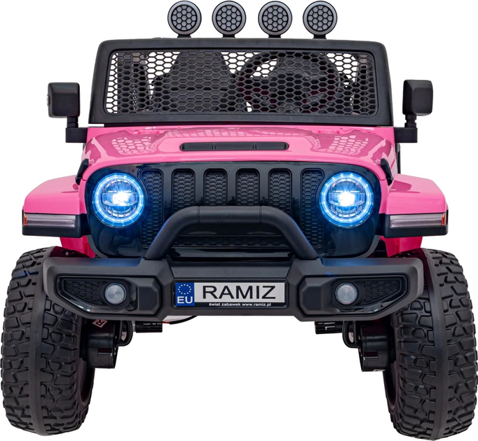 Samochód elektryczny dla dzieci Ramiz Off-Road 3.0 Różowy (5903864941289) - obraz 4