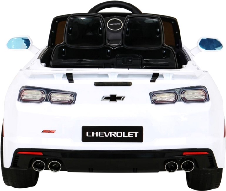 Електромобіль для дітей Ramiz Chevrolet Camaro 2SS Білий (5903864951479) - зображення 6