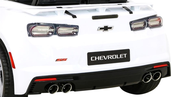Електромобіль для дітей Ramiz Chevrolet Camaro 2SS Білий (5903864951479) - зображення 11