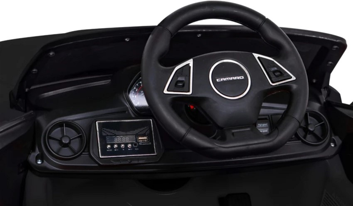 Samochód elektryczny dla dzieci Ramiz Chevrolet Camaro 2SS Czarny (5903864951455) - obraz 6