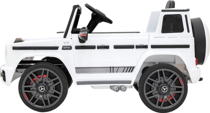Samochód elektryczny dla dzieci Ramiz Mercedes AMG G63 Biały (5903864955453) - obraz 4