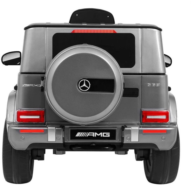 Електромобіль для дітей Ramiz Mercedes AMG G63 Сріблястий лакований (5903864904154) - зображення 6