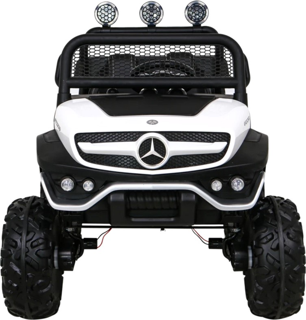 Електромобіль для дітей Ramiz Jeep Mercedes Benz Unimog Білий (5903864914856) - зображення 3