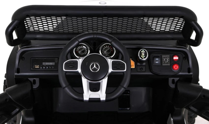Електромобіль для дітей Ramiz Jeep Mercedes Benz Unimog Білий (5903864914856) - зображення 8