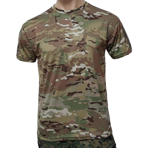 Тактична Футболка Multicam, 100% хб, Туреччина, 60 (SEAM-SHIRT-MTP-60) - изображение 2