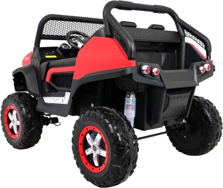 Електромобіль для дітей Ramiz Jeep Mercedes Benz Unimog Червоний (5903864907681) - зображення 5