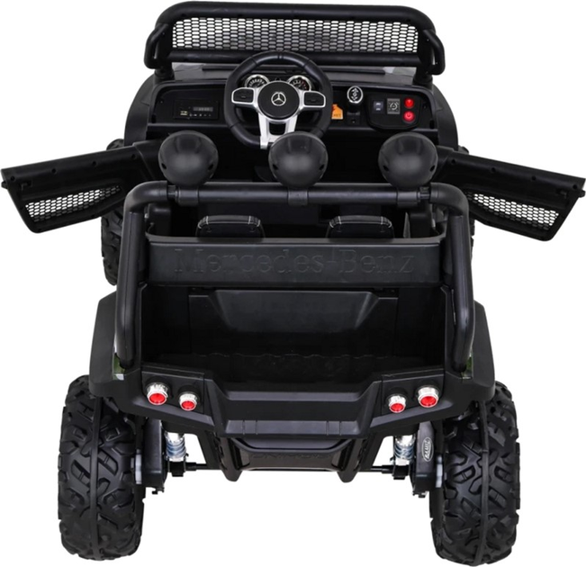 Електромобіль для дітей Ramiz Jeep Mercedes Benz Unimog Камуфляжний лакований (5903864914849) - зображення 6