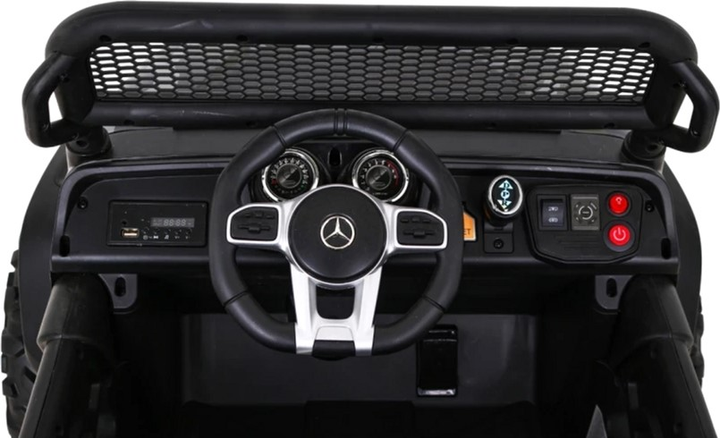 Електромобіль для дітей Ramiz Jeep Mercedes Benz Unimog Камуфляжний лакований (5903864914849) - зображення 7