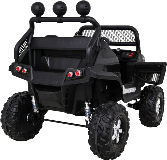 Електромобіль для дітей Ramiz Jeep Mercedes Benz Unimog Чорний (5903864914825) - зображення 9