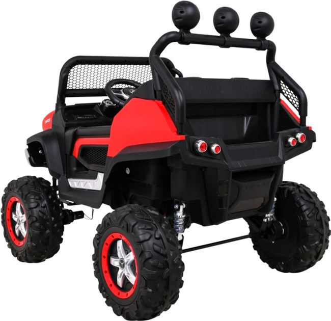 Samochód elektryczny dla dzieci Ramiz Jeep Mercedes Benz Unimog Terenowy Czerwony (5903864914832) - obraz 5
