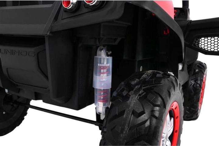 Електромобіль для дітей Ramiz Jeep Mercedes Benz Unimog Червоний (5903864907681) - зображення 14