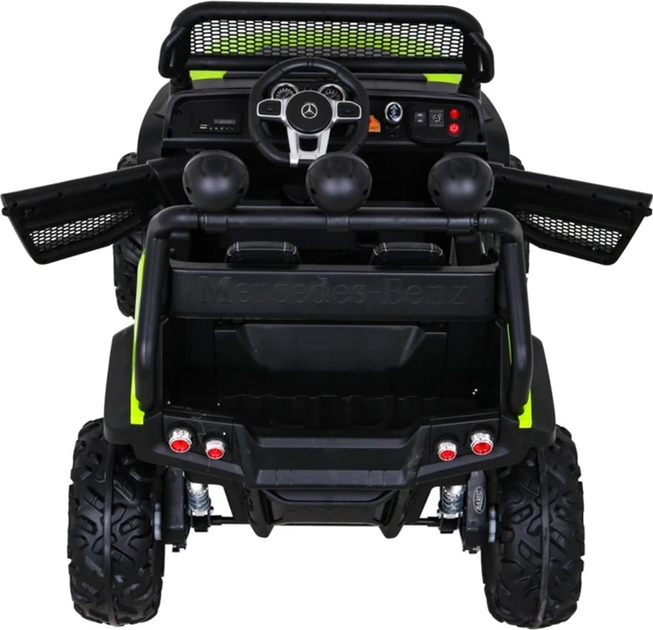 Samochód elektryczny dla dzieci Ramiz Jeep Mercedes Benz Unimog Zielony (5903864914863) - obraz 7