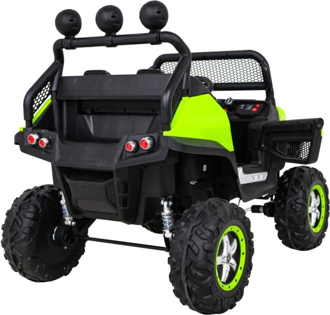 Samochód elektryczny dla dzieci Ramiz Jeep Mercedes Benz Unimog Zielony (5903864914863) - obraz 8