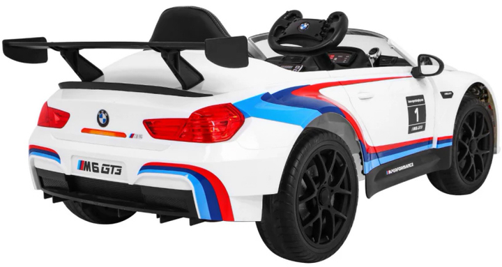 Електромобіль для дітей Ramiz BMW M6 GT3 Білий (5903864903973) - зображення 7