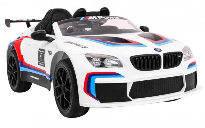 Електромобіль для дітей Ramiz BMW M6 GT3 Білий (5903864903973) - зображення 12