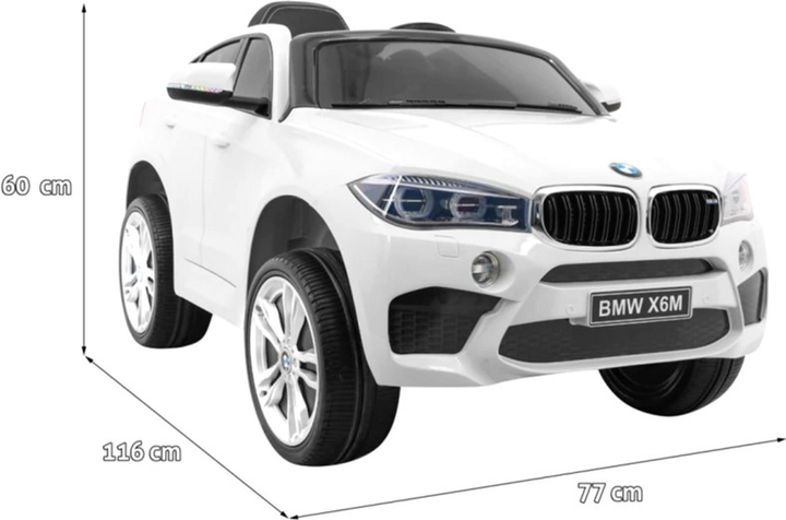 Електромобіль Ramiz BMW X6M Білий (5903864906493) - зображення 2