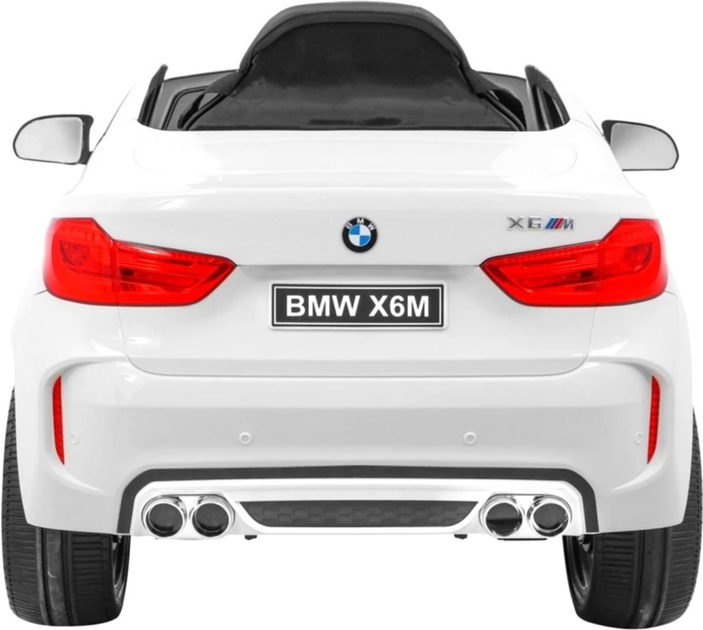 Samochód elektryczny dla dzieci Ramiz BMW X6M Biały (5903864906493) - obraz 6