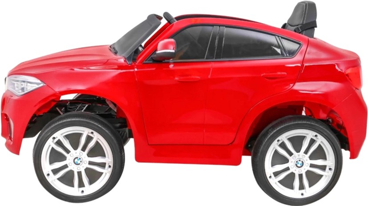 Електромобіль для дітей Ramiz BMW X6M Червоний лакований (5903864906523) - зображення 4
