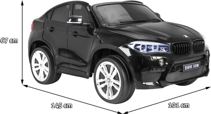 Samochód elektryczny Ramiz BMW X6M XXL Czarny (5903864906325) - obraz 2