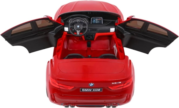 Електромобіль для дітей Ramiz BMW X6M XXL Червоний лакований (5903864906332) - зображення 8