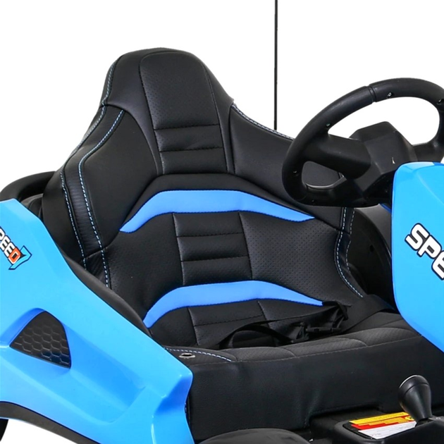 Gokart elektryczny dla dzieci Ramiz Speed 7 Drift King Niebieski (5903864952032) - obraz 12