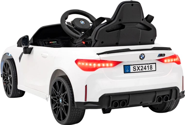 Samochód elektryczny dla dzieci Ramiz BMW M4 Biały (5903864940688) - obraz 6