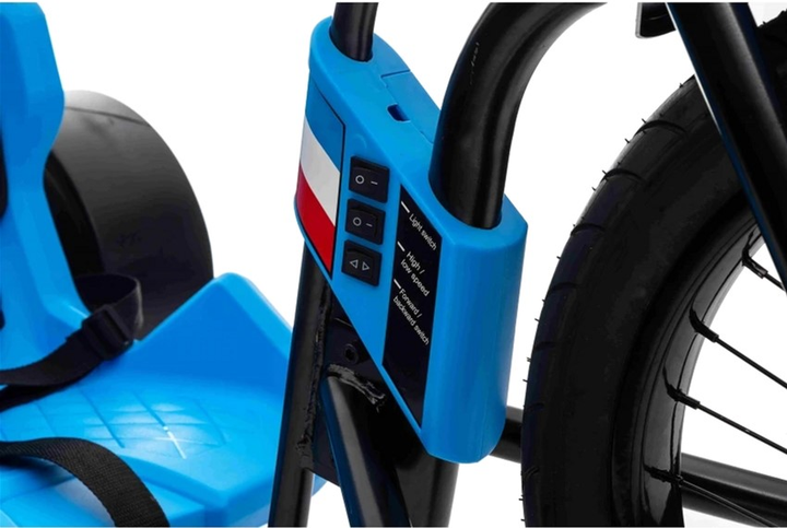 Gokart elektryczny dla dzieci Ramiz Drift Bike 21 Niebieski (5903864941999) - obraz 8