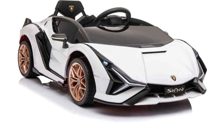 Електромобіль для дітей Ramiz Lamborghini SIAN Білий (5903864941166) - зображення 4