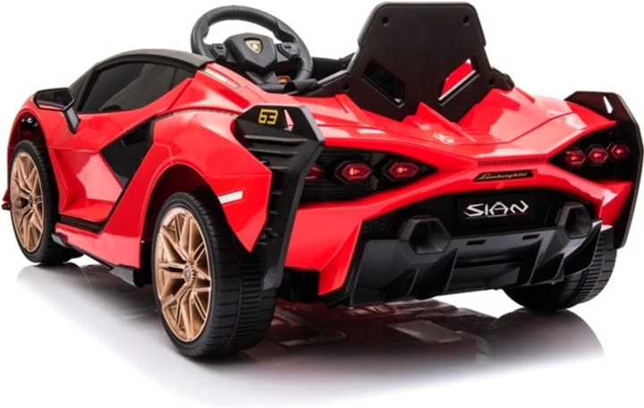 Samochód elektryczny dla dzieci Ramiz Lamborghini SIAN Czerwony (5903864941159) - obraz 5