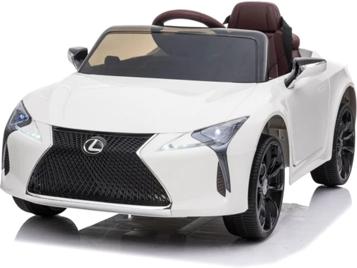 Samochód elektryczny dla dzieci Ramiz Lexus LC500 Biały (5903864941104) - obraz 12
