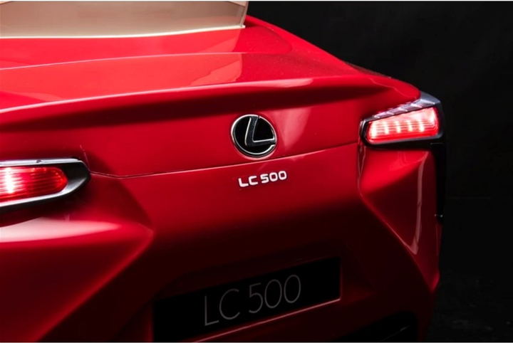 Samochód elektryczny dla dzieci Ramiz Lexus LC500 Czerwony (5903864941111) - obraz 12