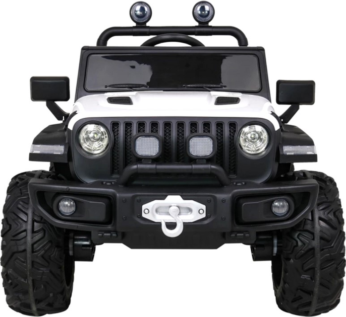 Samochód elektryczny dla dzieci Ramiz Jeep Master Of Terain Biały (5903864913941) - obraz 3
