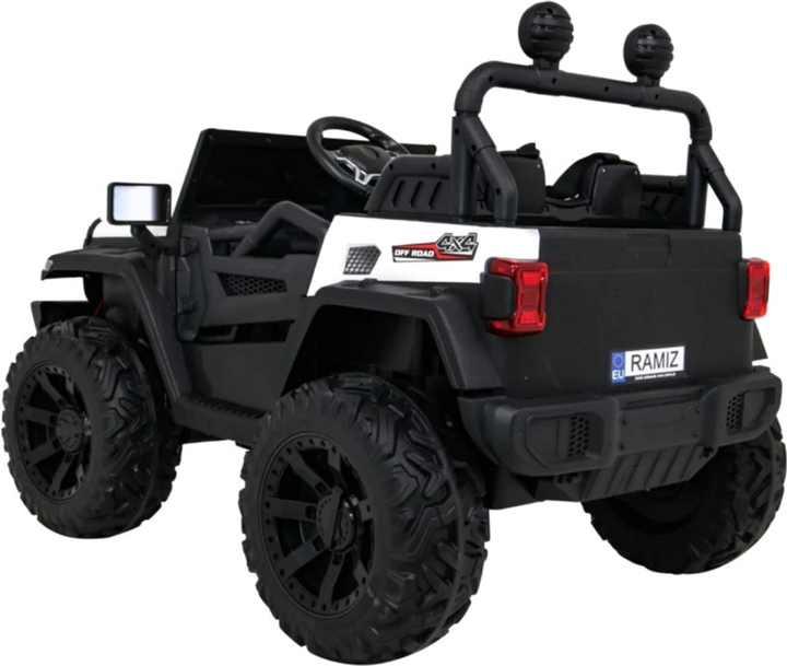 Samochód elektryczny dla dzieci Ramiz Jeep Master Of Terain Biały (5903864913941) - obraz 5