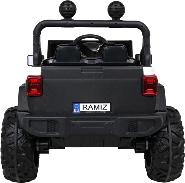 Samochód elektryczny dla dzieci Ramiz Jeep Master Of Terain Biały (5903864913941) - obraz 6