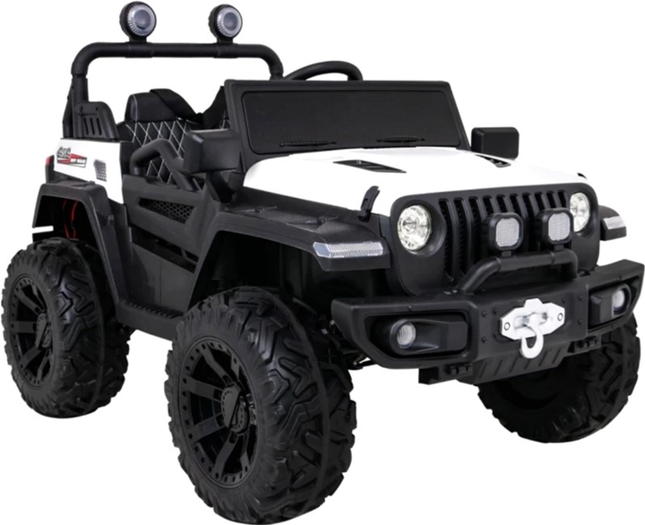 Samochód elektryczny dla dzieci Ramiz Jeep Master Of Terain Biały (5903864913941) - obraz 9