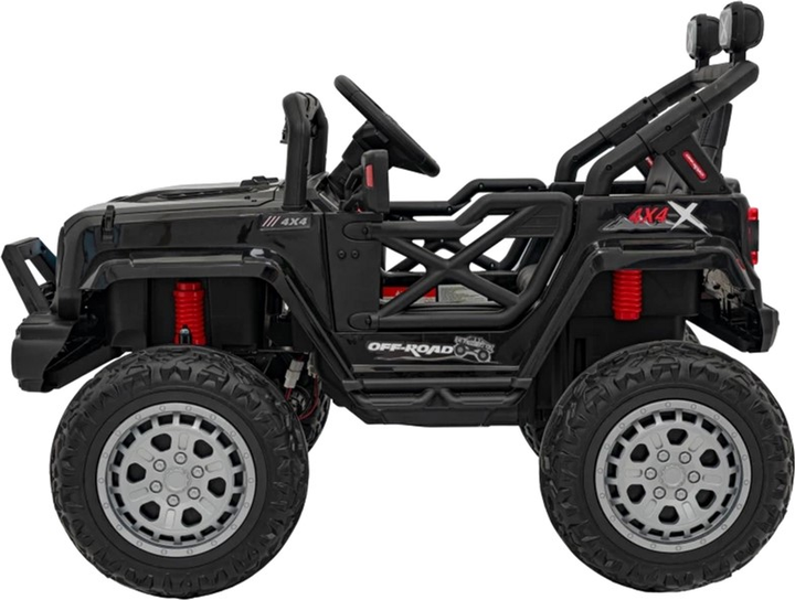 Samochód elektryczny dla dzieci Ramiz Jeep Off Road Speed Czarny (5903864940398) - obraz 5