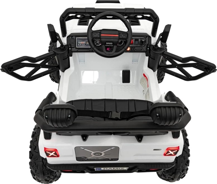 Samochód elektryczny dla dzieci Ramiz Jeep Off Road Speed Biały (5903864940435) - obraz 7