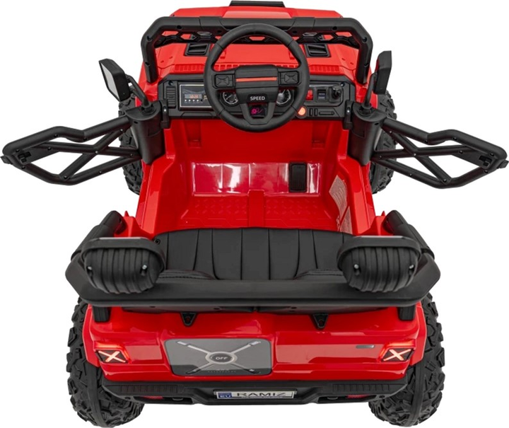 Samochód elektryczny dla dzieci Ramiz Jeep Off Road Speed Czerwony (5903864940428) - obraz 8