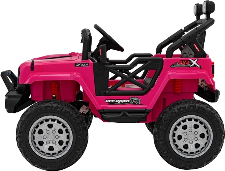 Samochód elektryczny dla dzieci Ramiz Jeep Off Road Speed Różowy (5903864940411) - obraz 5