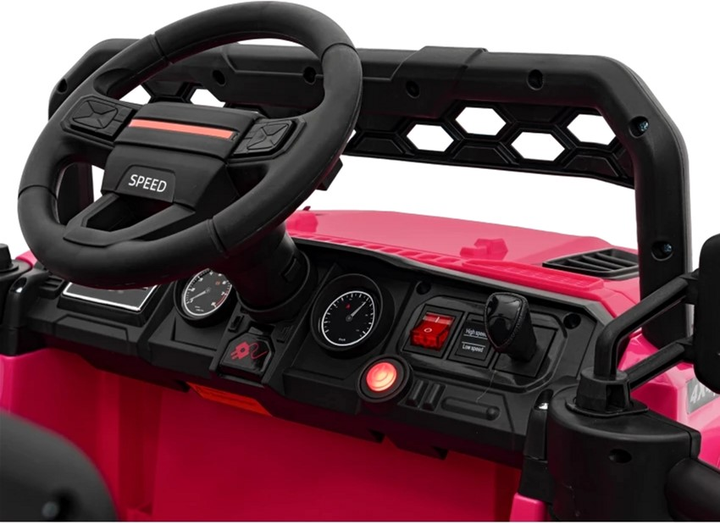 Samochód elektryczny dla dzieci Ramiz Jeep Off Road Speed Różowy (5903864940411) - obraz 9
