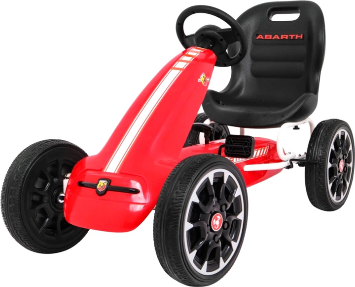 Gokart na pedały Ramiz Abarth Czerwony (5903864909517) - obraz 1