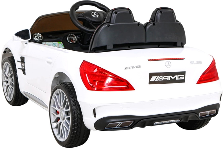 Електромобіль для дітей Ramiz Mercedes Benz AMG SL65 S Білий (5903864952353) - зображення 5