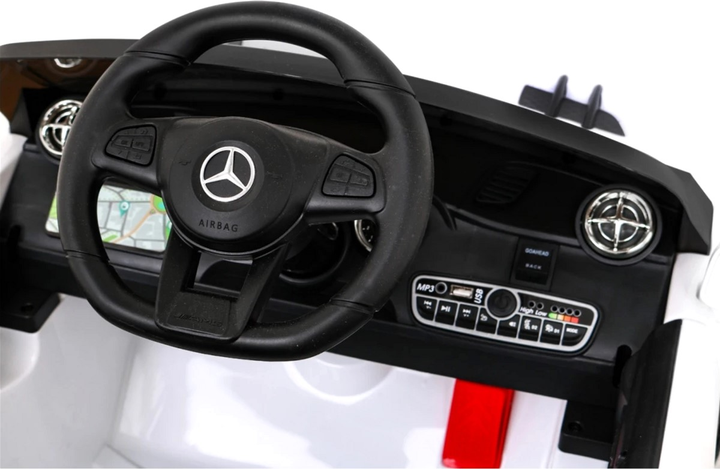 Електромобіль для дітей Ramiz Mercedes Benz AMG SL65 S Білий (5903864952353) - зображення 8