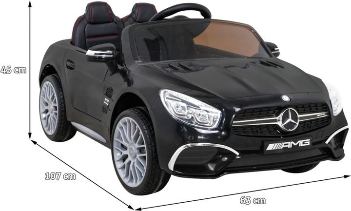 Samochód elektryczny Ramiz Mercedes Benz AMG SL65 S Czarny (5903864952346) - obraz 2