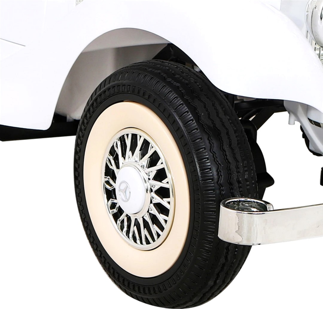 Samochód elektryczny dla dzieci Ramiz Mercedes Benz Retro 540A Biały (5903864913859) - obraz 16