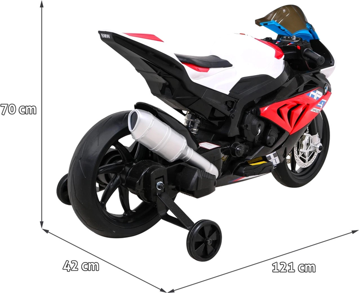 Motocykl elektryczny Ramiz BMW HP4 Czerwony (5903864952858) - obraz 2